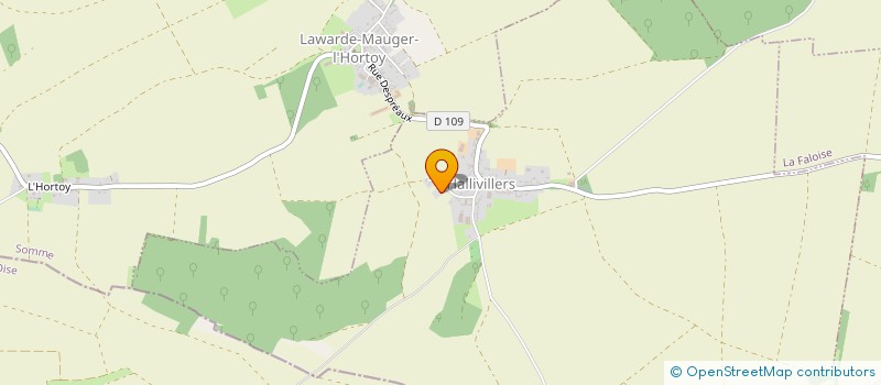 localisation de l'entreprise MONSIEUR LUDOVIC EVRARD  HALLIVILLERS
