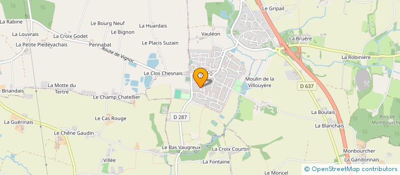 localisation de l'entreprise MONSIEUR LUDOVIC FABRE  VIGNOC