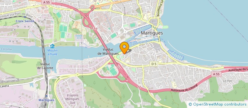 localisation de l'entreprise MONSIEUR LUDOVIC FACCHINI à MARTIGUES