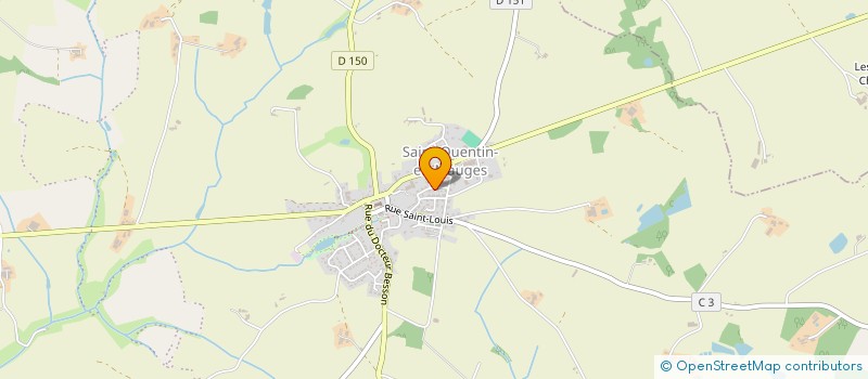 localisation de l'entreprise MONSIEUR LUDOVIC FAGEDET à MONTREVAULT-SUR-EVRE