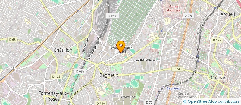 localisation de l'entreprise MONSIEUR LUDOVIC FAHRASMANE à BAGNEUX