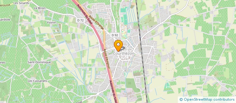 localisation de l'entreprise MONSIEUR LUDOVIC FALCIONI  COURTHEZON