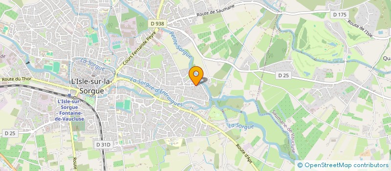 localisation de l'entreprise MONSIEUR LUDOVIC FALCO  L'ISLE-SUR-LA-SORGUE