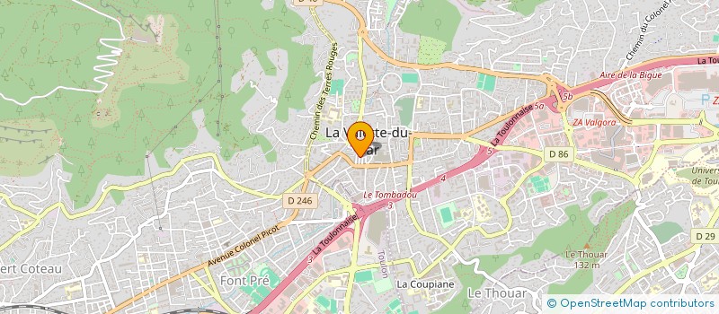 localisation de l'entreprise MONSIEUR LUDOVIC FASQUEL  LA VALETTE-DU-VAR