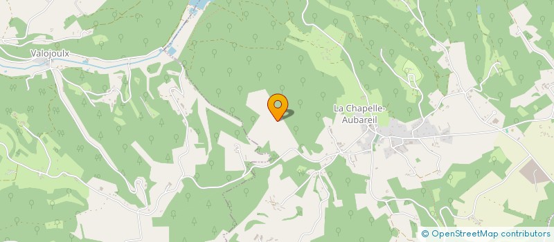localisation de l'entreprise MONSIEUR LUDOVIC FAU  LA CHAPELLE-AUBAREIL