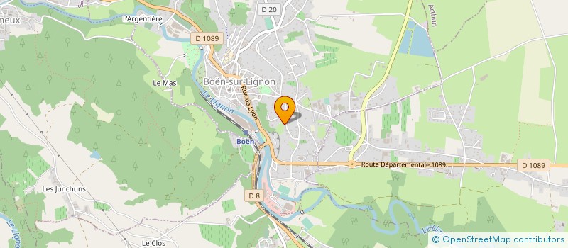 localisation de l'entreprise MONSIEUR LUDOVIC FAURE  BOEN-SUR-LIGNON