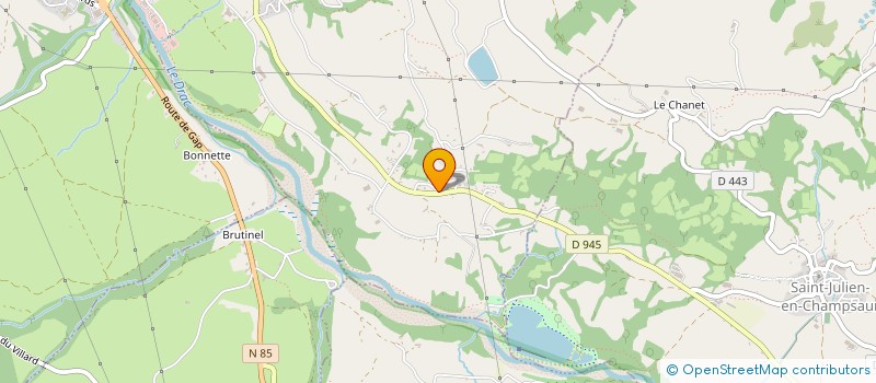 localisation de l'entreprise MONSIEUR LUDOVIC FAURE  SAINT-BONNET-EN-CHAMPSAUR