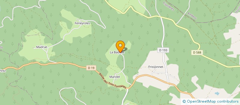 localisation de l'entreprise MONSIEUR LUDOVIC FAURE  CONNANGLES