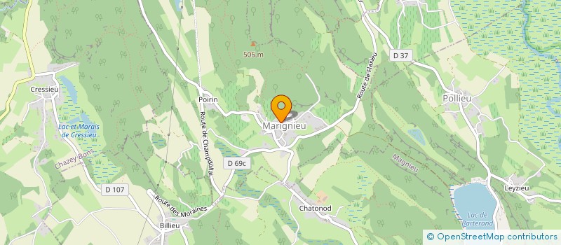 localisation de l'entreprise MONSIEUR LUDOVIC FAVRIL  MARIGNIEU