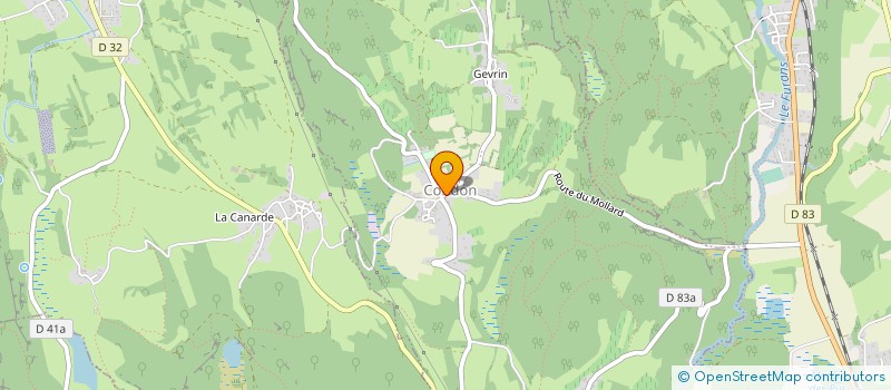 localisation de l'entreprise MONSIEUR LUDOVIC FAYOLLE  ANDERT-ET-CONDON