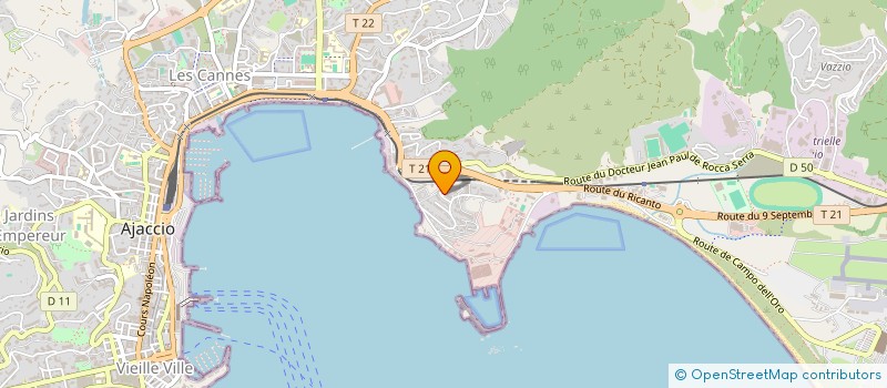 localisation de l'entreprise MONSIEUR LUDOVIC FELICI GARDELLA à AJACCIO