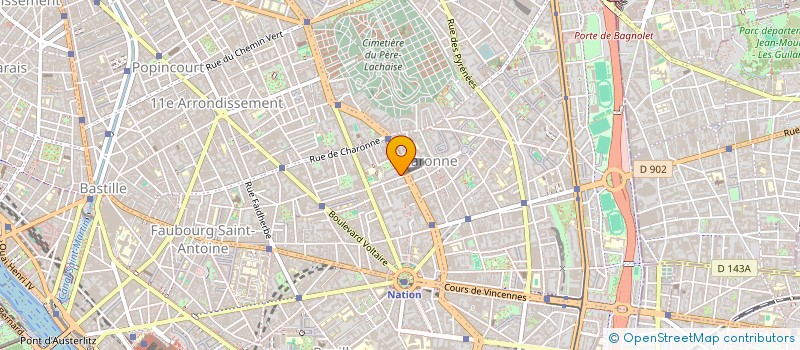 localisation de l'entreprise MONSIEUR LUDOVIC FENOUIL  PARIS