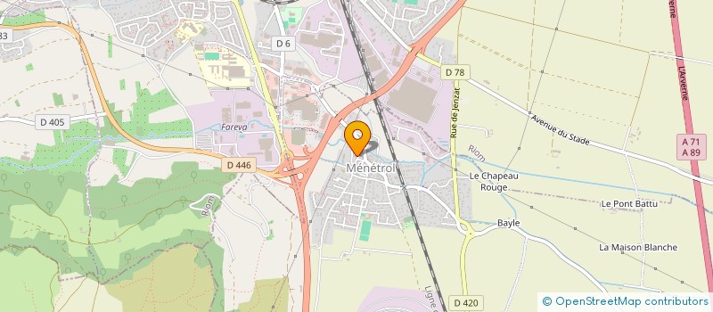 localisation de l'entreprise MONSIEUR LUDOVIC FERREIRA  MARSAT