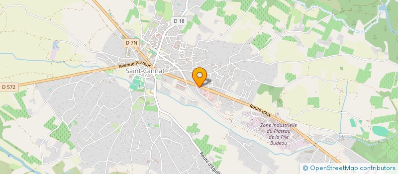 localisation de l'entreprise MONSIEUR LUDOVIC FERTILLE  SAINT-CANNAT