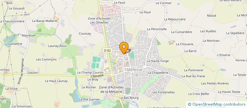 localisation de l'entreprise MONSIEUR LUDOVIC FEVRIER  MELESSE