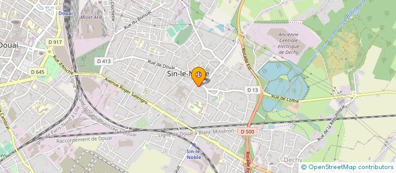 localisation de l'entreprise MONSIEUR LUDOVIC FIVEY  FOUQUIERES-LES-LENS