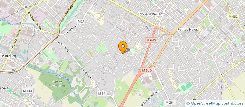 localisation de l'entreprise MONSIEUR LUDOVIC FLAHOU  HEM