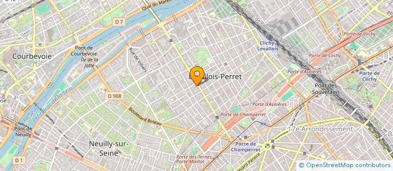 localisation de l'entreprise MONSIEUR LUDOVIC FLAMENT à LEVALLOIS-PERRET