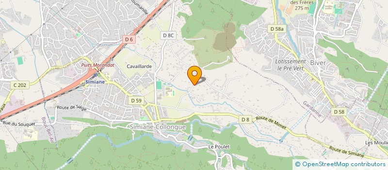 localisation de l'entreprise MONSIEUR LUDOVIC FLEURANCE  SIMIANE-COLLONGUE