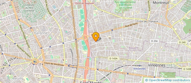 localisation de l'entreprise MONSIEUR LUDOVIC FLORELLA  MONTREUIL