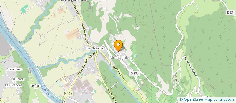 localisation de l'entreprise MONSIEUR LUDOVIC FOSSE à MONTAGNIEU