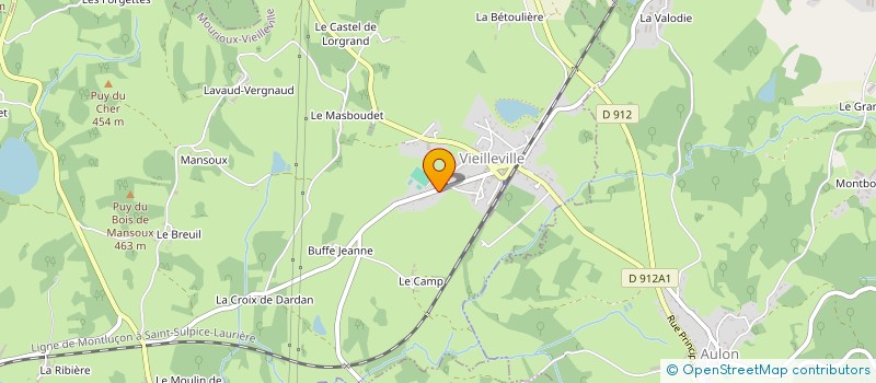 localisation de l'entreprise MONSIEUR LUDOVIC FOURGEAU à MOURIOUX-VIEILLEVILLE