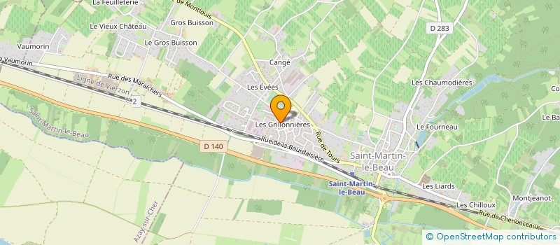 localisation de l'entreprise MONSIEUR LUDOVIC FOURNET  SAINT-MARTIN-LE-BEAU