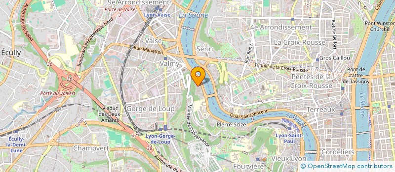 localisation de l'entreprise MONSIEUR LUDOVIC FOURNIER  LYON 9EME