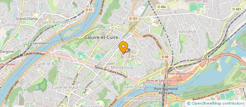 localisation de l'entreprise MONSIEUR LUDOVIC FRACHON à CALUIRE-ET-CUIRE