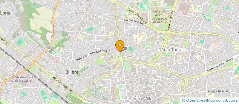 localisation de l'entreprise MONSIEUR LUDOVIC FRANCHET à PAU