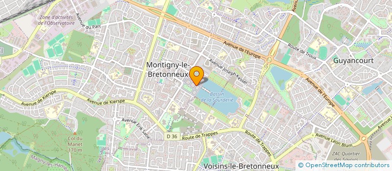 localisation de l'entreprise MONSIEUR LUDOVIC FRANCOIS à MONTIGNY-LE-BRETONNEUX