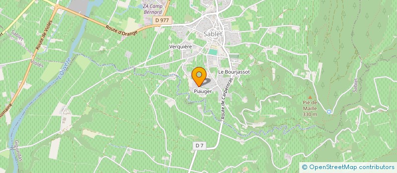 localisation de l'entreprise MONSIEUR LUDOVIC FRANCOIS  SERIGNAN-DU-COMTAT