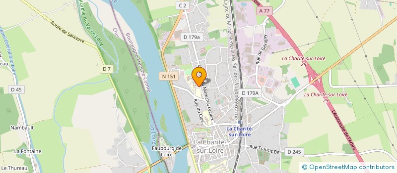 localisation de l'entreprise MONSIEUR LUDOVIC FRAU  LA CHARITE-SUR-LOIRE