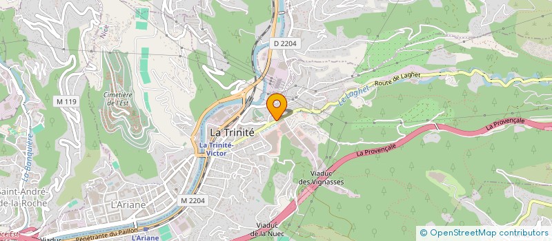 localisation de l'entreprise MONSIEUR LUDOVIC FREMOND à LA TRINITE