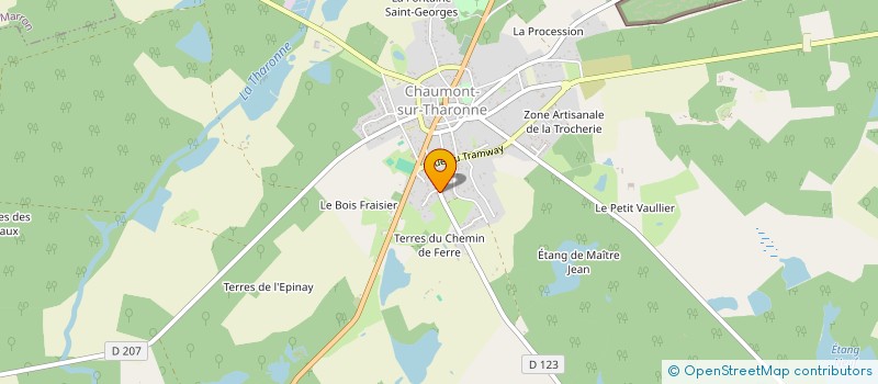 localisation de l'entreprise MONSIEUR LUDOVIC FRICHE  CHAUMONT-SUR-THARONNE