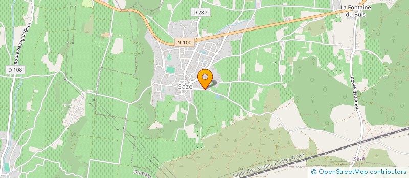 localisation de l'entreprise MONSIEUR LUDOVIC FROMENT  SAZE