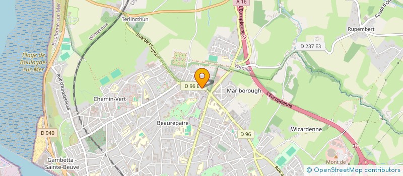 localisation de l'entreprise MONSIEUR LUDOVIC FROMENT à SAINT-MARTIN-BOULOGNE