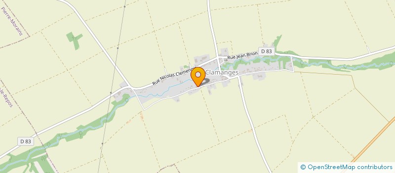 localisation de l'entreprise MONSIEUR LUDOVIC GAGNERIE  CLAMANGES