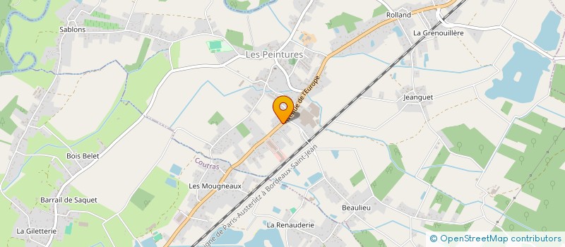 localisation de l'entreprise MONSIEUR LUDOVIC GAGNIER  BAYAS