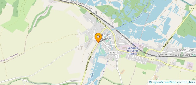 localisation de l'entreprise MONSIEUR LUDOVIC GALHAUT  LONGPRE-LES-CORPS-SAINTS