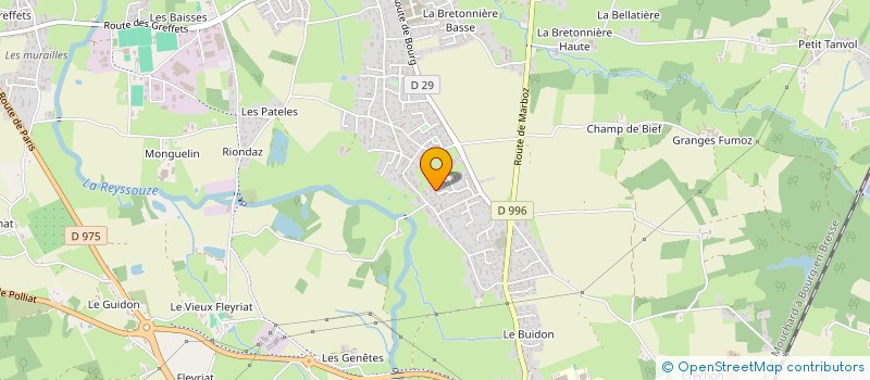 localisation de l'entreprise MONSIEUR LUDOVIC GALISSI  VIRIAT