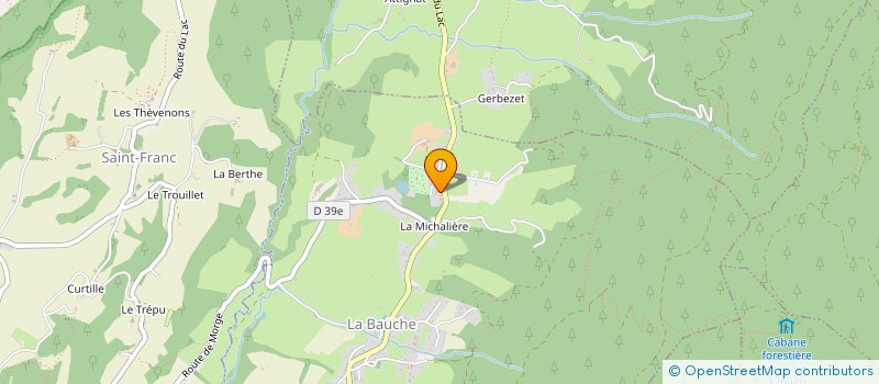 localisation de l'entreprise MONSIEUR LUDOVIC GALLE  LA BAUCHE