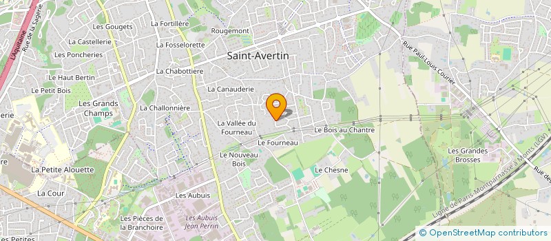 localisation de l'entreprise MONSIEUR LUDOVIC GALLOUX  SAINT-AVERTIN