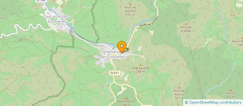 localisation de l'entreprise MONSIEUR LUDOVIC GANDIA  VILLENEUVE-LES-CORBIERES