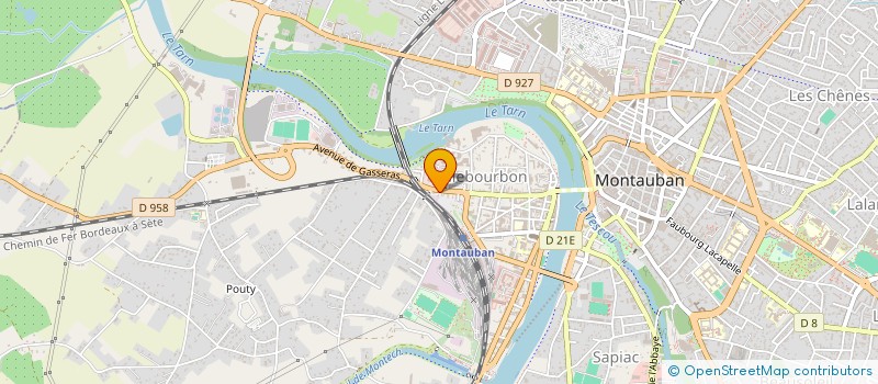 localisation de l'entreprise MONSIEUR LUDOVIC GANGLOFF  MONTAUBAN