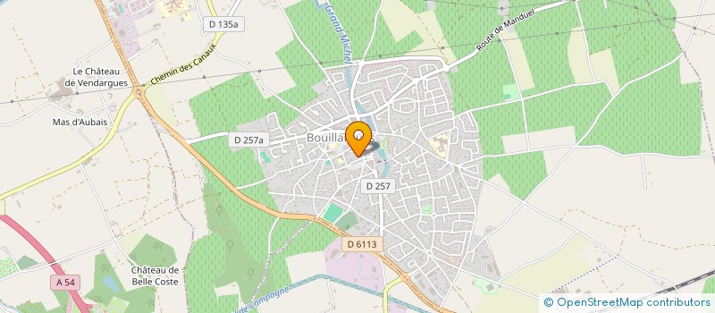 localisation de l'entreprise MONSIEUR LUDOVIC GARCIA  BOUILLARGUES