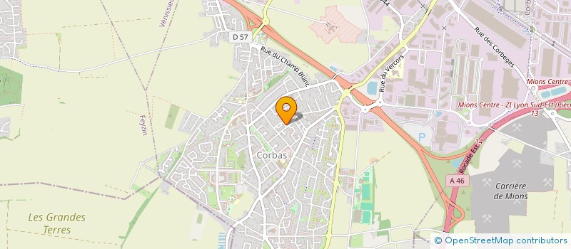 localisation de l'entreprise MONSIEUR LUDOVIC GARCIA à CORBAS