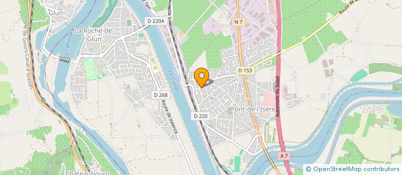 localisation de l'entreprise MONSIEUR LUDOVIC GARDA  PONT-DE-L'ISERE