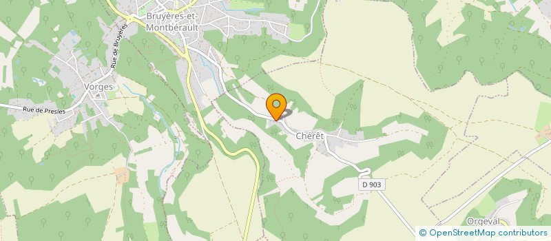 localisation de l'entreprise MONSIEUR LUDOVIC GARNIER  CHERET