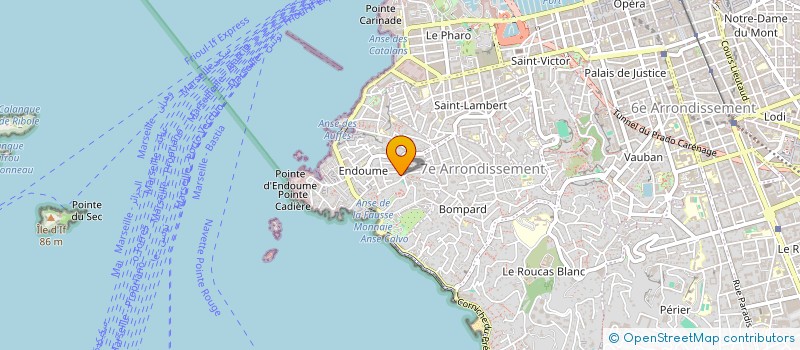 localisation de l'entreprise MONSIEUR LUDOVIC GAROFALO à MARSEILLE